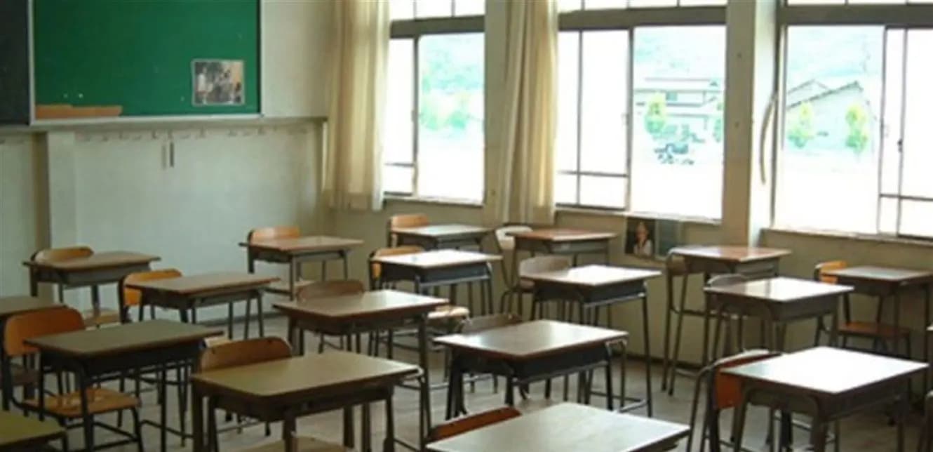 حريق داخل مدرسة في برالياس