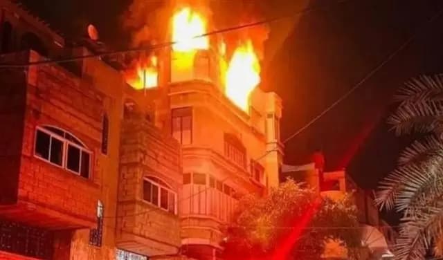 في غزّة... حريقٌ يُودِي بحياة 21 شخصًا من عائلةٍ واحدة!
