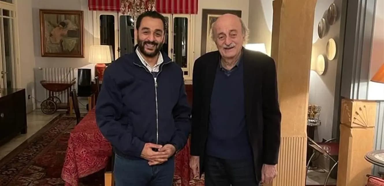 جنبلاط يستقبل "أبوحيدر" في كليمنصو..