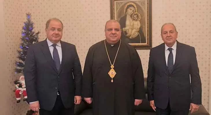 عربيد" في زيارة إلى المطران إبراهيم"!