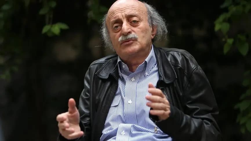 جنبلاط استقبل ديڤيد هيل!