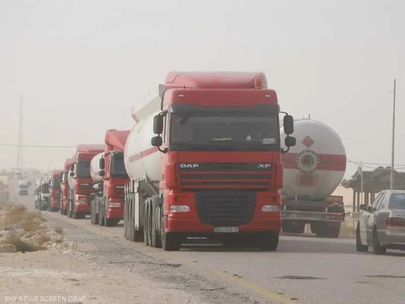 الأردن: استئناف حركة الشحن