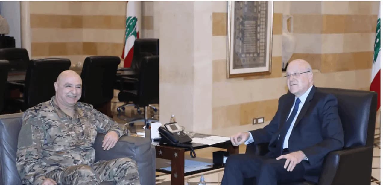 ماذا قال قائد الجيش من السراي عن الوضع الأمني؟