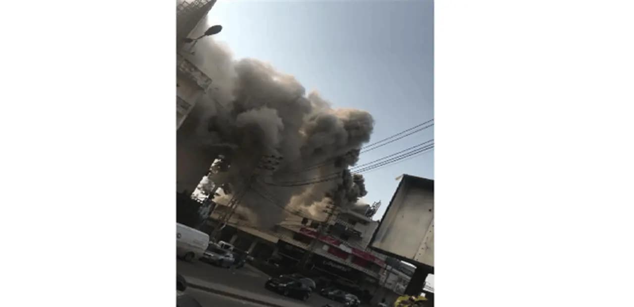 حريق في أحد مطاعم زوق مصبح!
