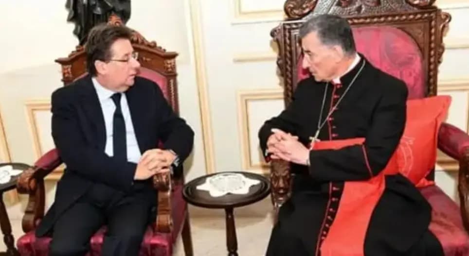 كنعان في بكركي معايداً: البطريرك مبدئي بتطلعاته للحلول