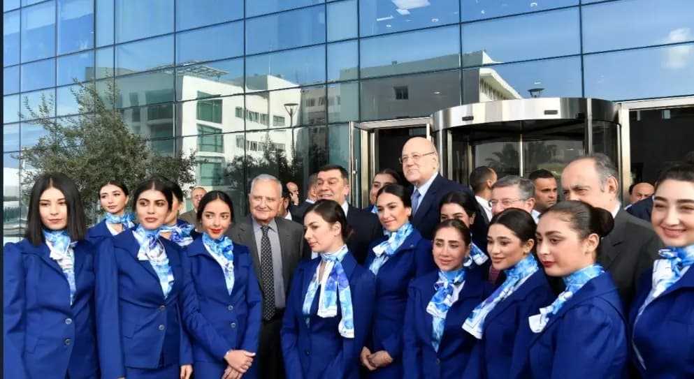 وضع حجر اساس المبنى الاخضر التابع لشركة طيران الشرق الأوسط