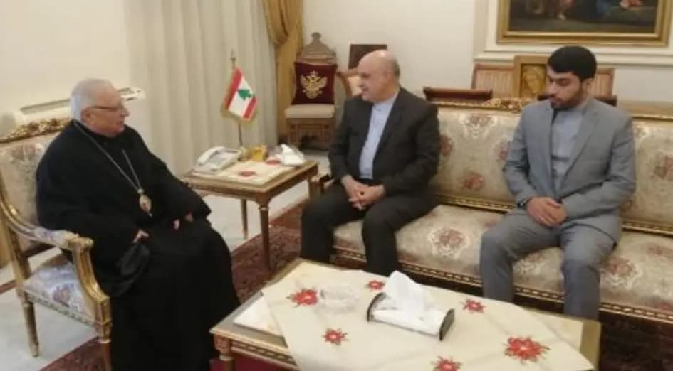 العبسي يعرض مع السفير الإيراني لشؤون إقليمية