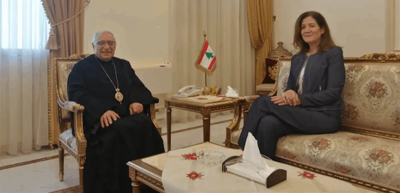 العبسي يستقبل شيا.. وهذا ما تمّ بحثه!