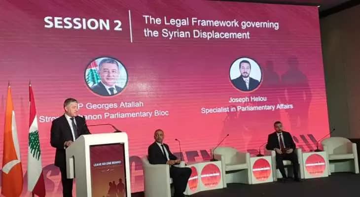 جورج عطالله: دمج النازحين السوريين في لبنان مرفوض!