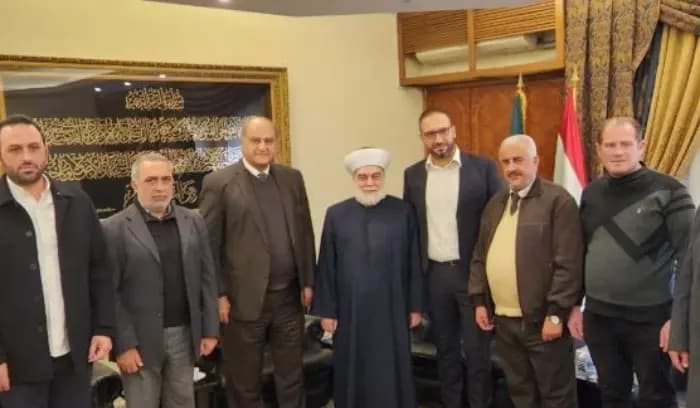 المفتي إمام يستقبلُ وفدًا مهنّئًا من "الوطنيّ الحرّ"