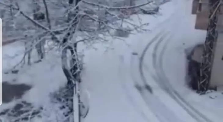 الثلوج تقطع طرق هذه المنطقة!
