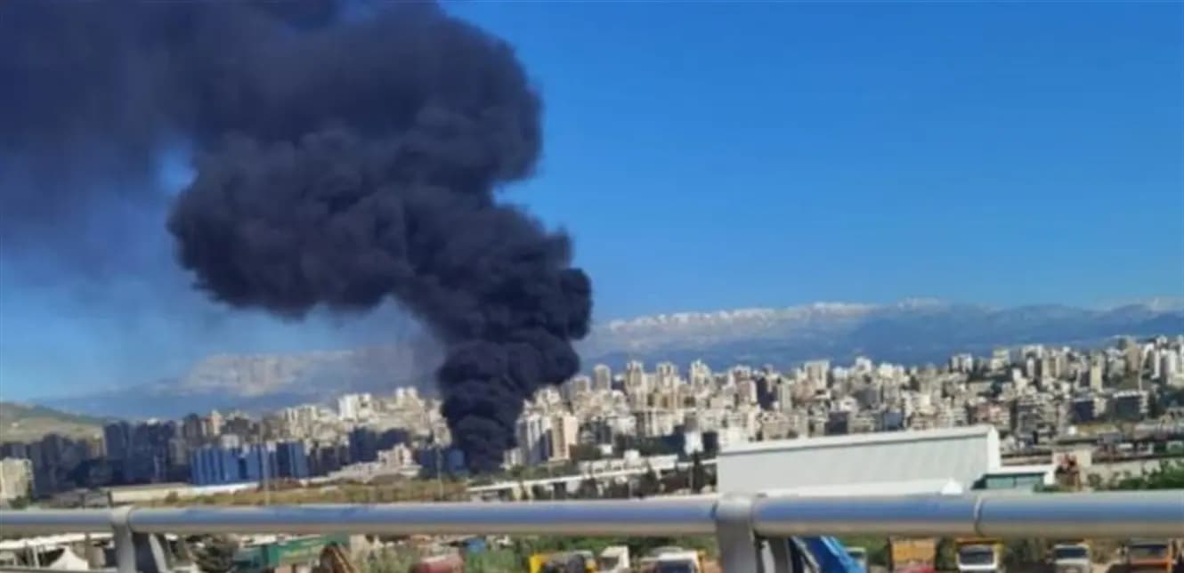 حريق كبير في سوق الأحد!