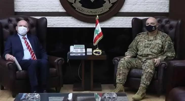 زيارة سفير هولندا لقائد الجيش