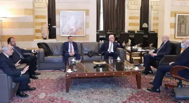 ميقاتي اجتمع بالقرم للبحث بموضوع أوجيرو