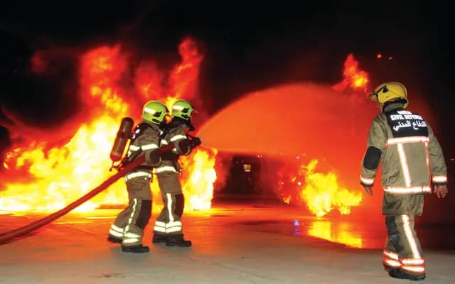 إليكم آخر مستجدات حريق الناعمة