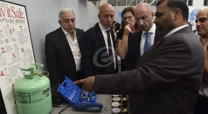 وزير البيئة افتتح مركز التدريب المهني المتطوّر في اليوم العالمي للاوزون