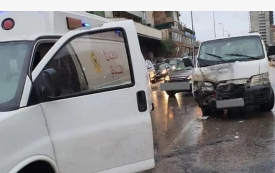 4 جرحى اثر حادث سير