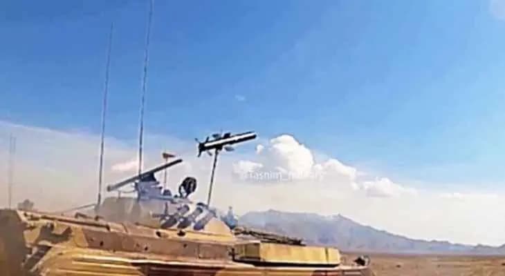 حرسُ الثّورة الإيراني يختبرُ صاروخاً جديداً مضاداً للدّروع
