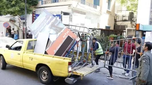 إزالةُ مخالفاتٍ وتعدياتٍ على الأملاكِ العامّةِ في بيروت