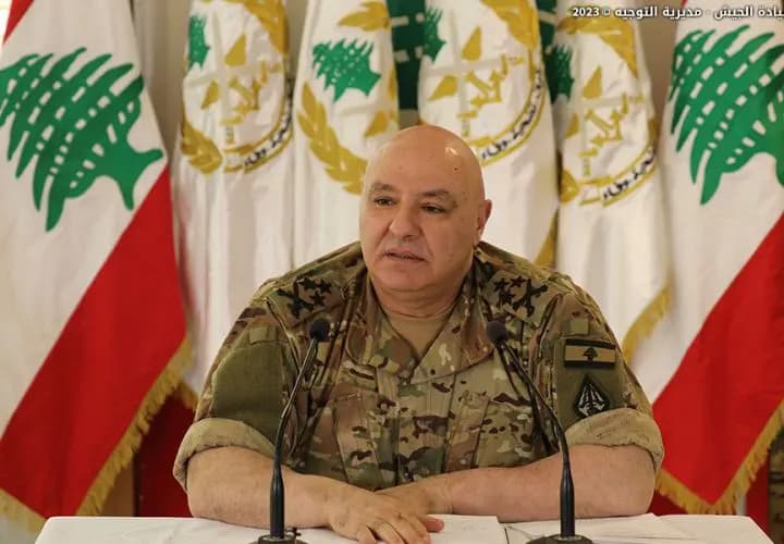 قائد الجيش: إن وحدة الجيش أمر أساسي لضمان أمن لبنان والمنطقة!