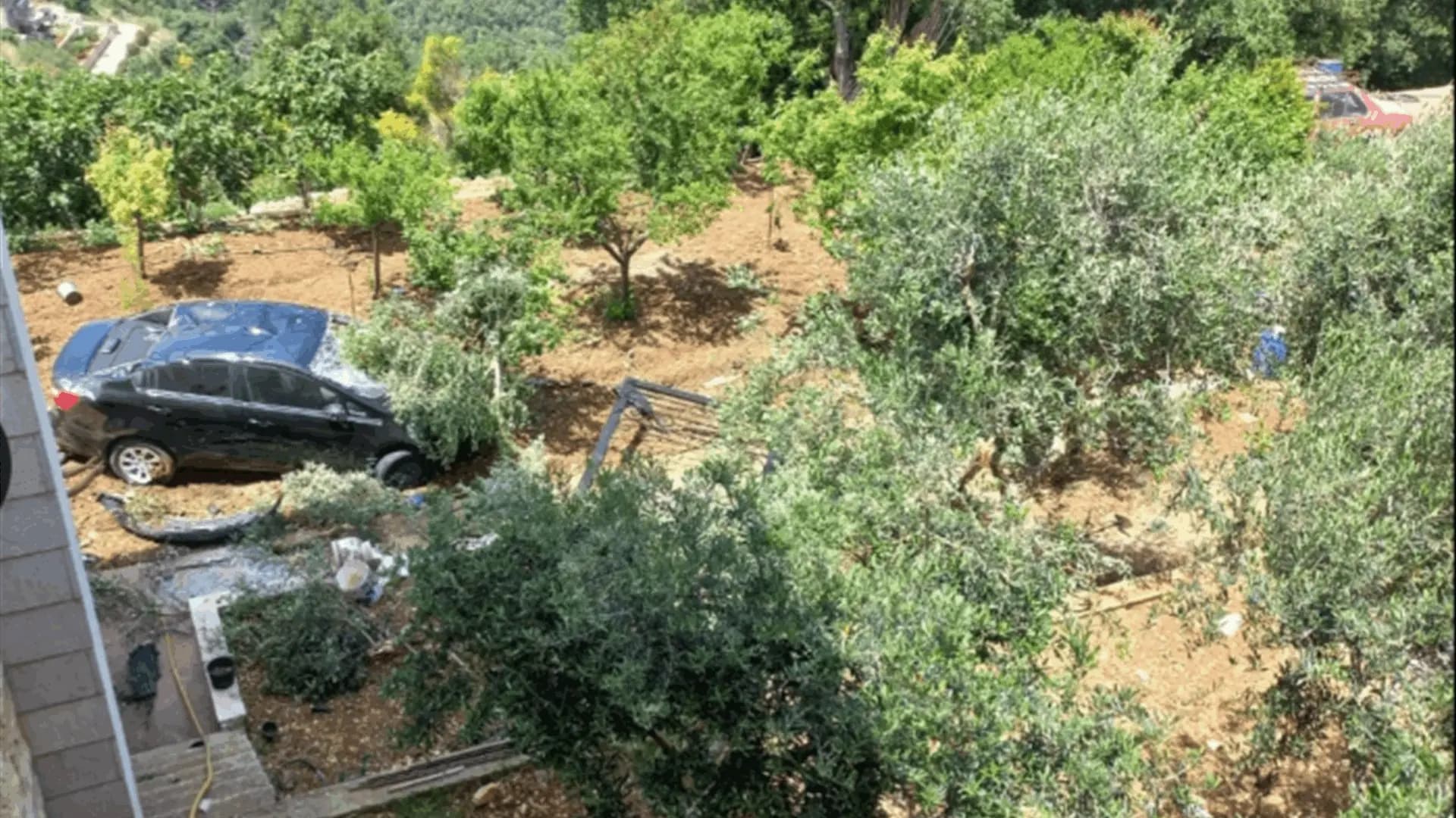 تدهور سيّارة في كسروان
