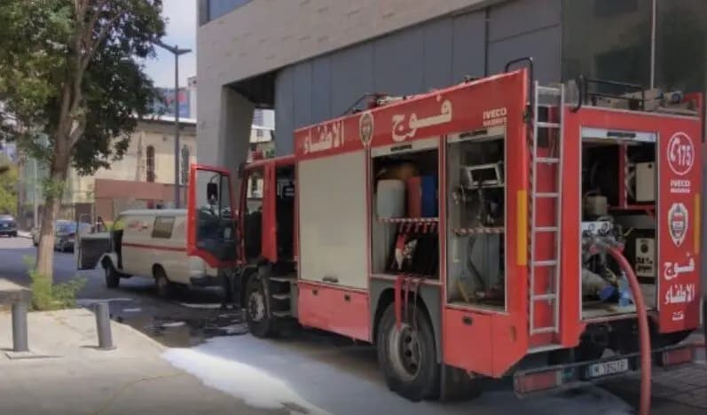 حريق في شقة سكنية في فردان
