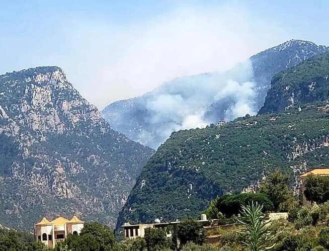 حريق كبير في عكّار