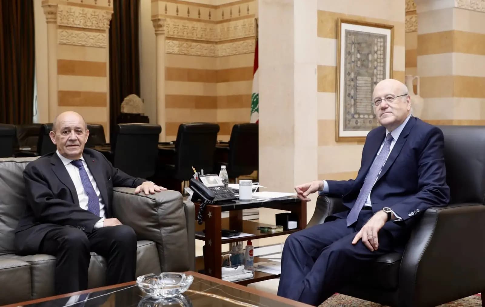 لهذه الأسباب لم يلتق لودريان بميقاتي