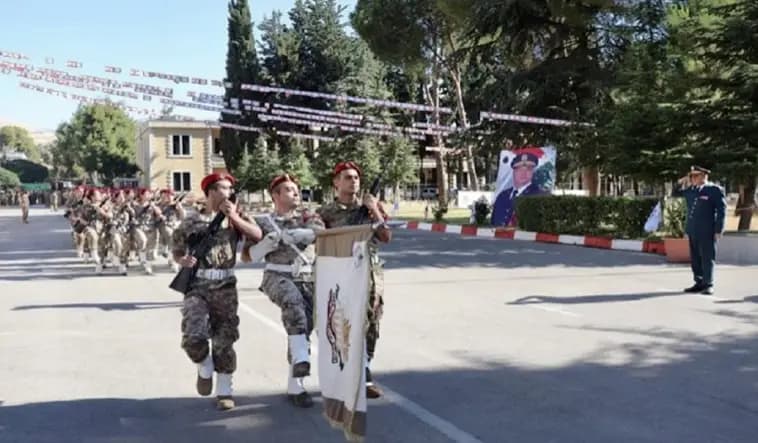 الجيش احتفل بعيده في اليرزة