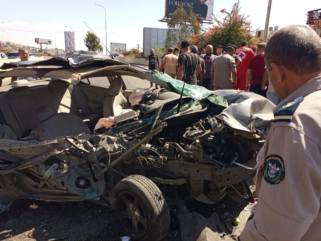 حادث مأساوي على أوتوستراد الجيّة