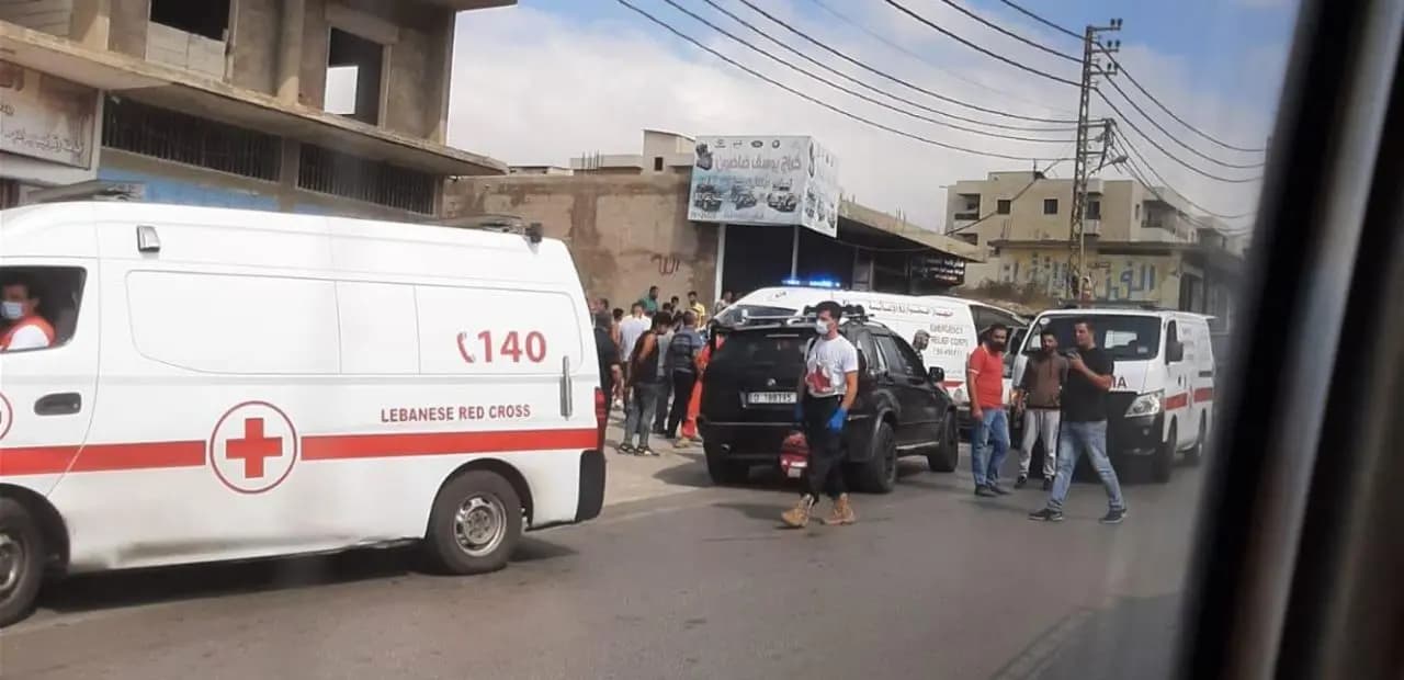 حادثا صدم على طريق الضنية