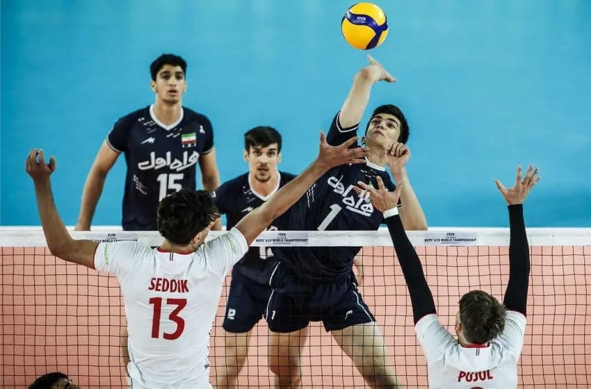 إيران في المركز الثاني في بطولة العالم للكرة الطائرة تحت ١٩ عاما