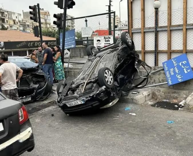 حادثُ سيرٍ في سد البوشرية