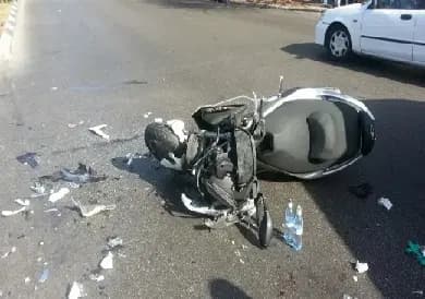 جريح في حادث صدم دراجة نارية في صيدا