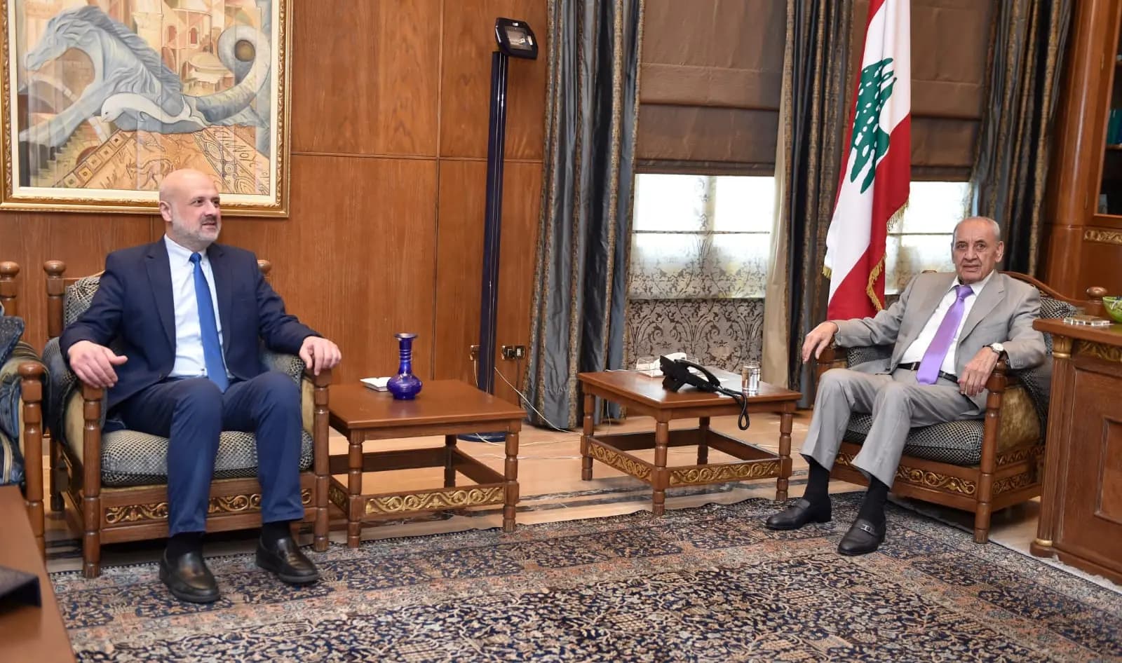 مولوي بعد لقائه بري: النّفط سيكون ثروةً للبنان