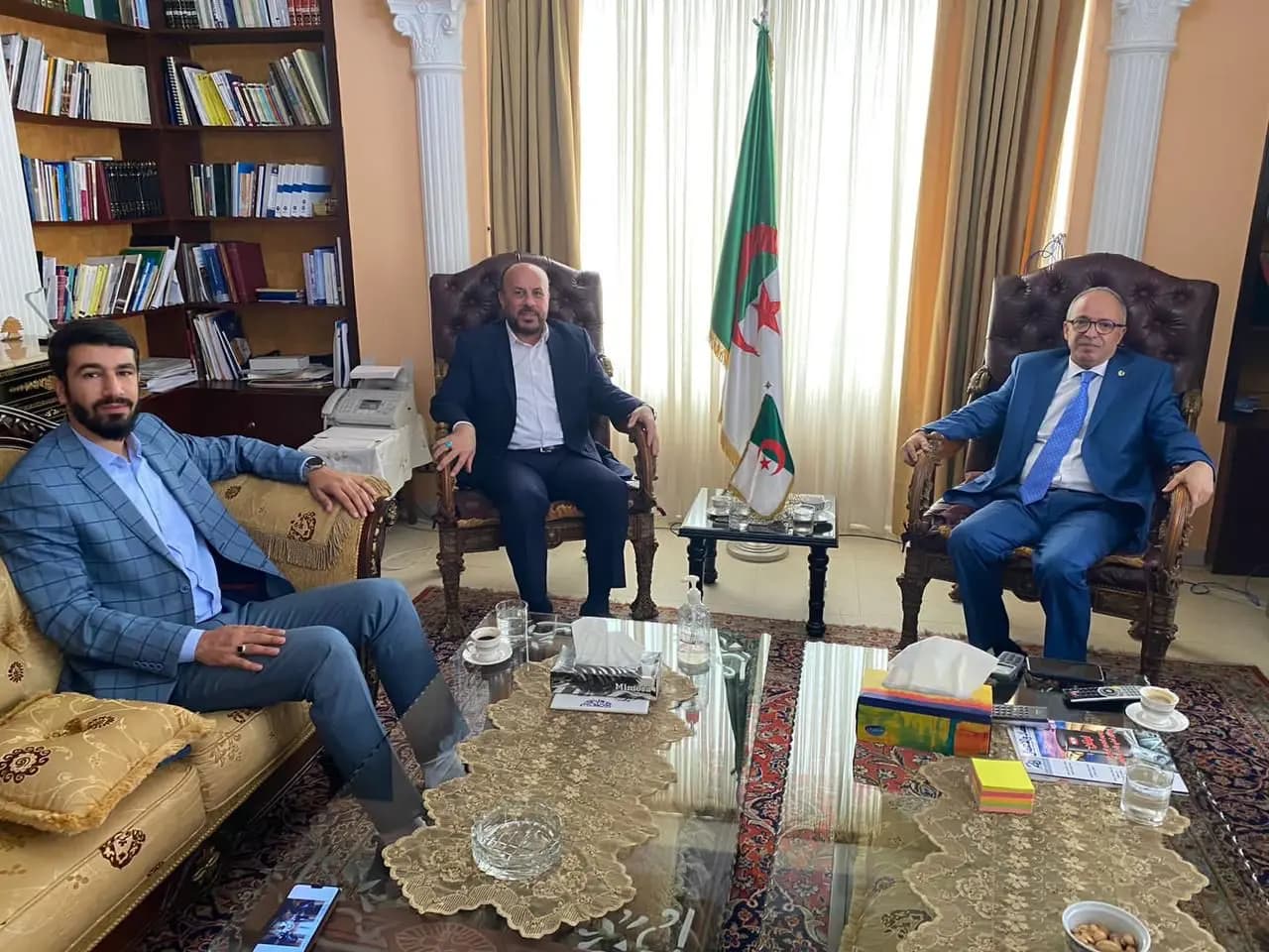 ممثّل حـ. ماس يلتقي السّفير الجزائري في لبنان