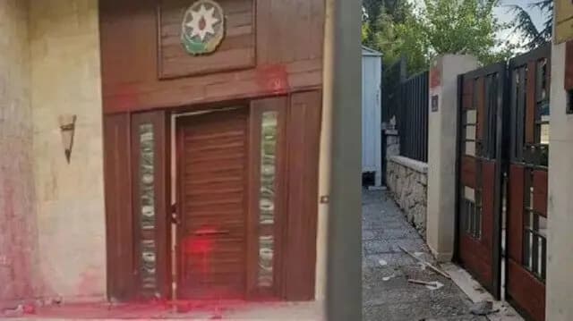 اعتداءٌ على سفارة أذربيجان في بيروت