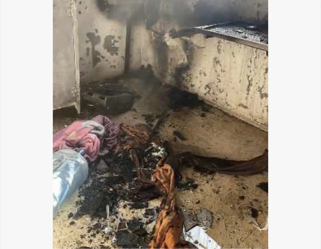 حريق في منزل في الصرفند وإسعاف المُصاب