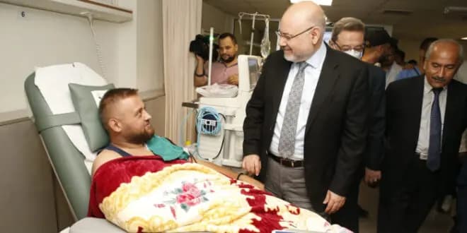 الابيض خلال جولته على مستشفيات حكومية : المرضى خط أحمر