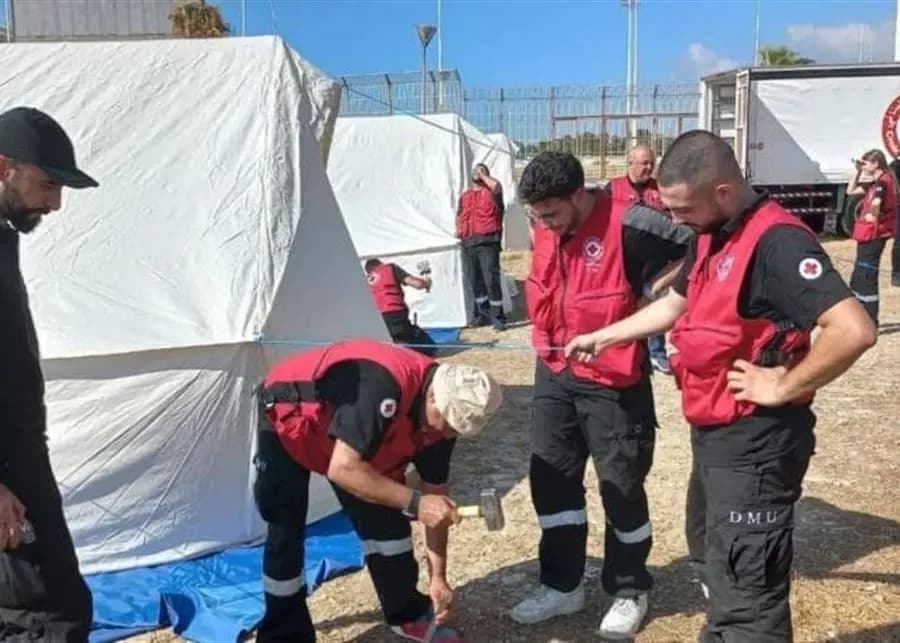 إزالة كامل الخيم التي رُفعت في ملعب صيدا لاستقبال النازحين