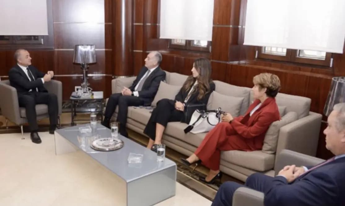 بو صعب إستقبل وفد مجموعة العمل الأمريكيّ من أجل لبنان