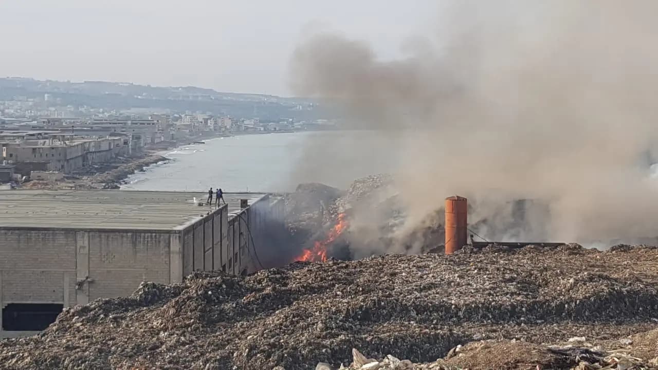 حريق "كبير" في سينيق