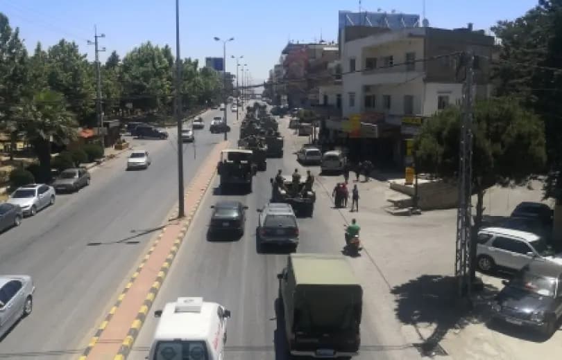 الجيش اللبناني فتح كافة الطرقات البقاعية