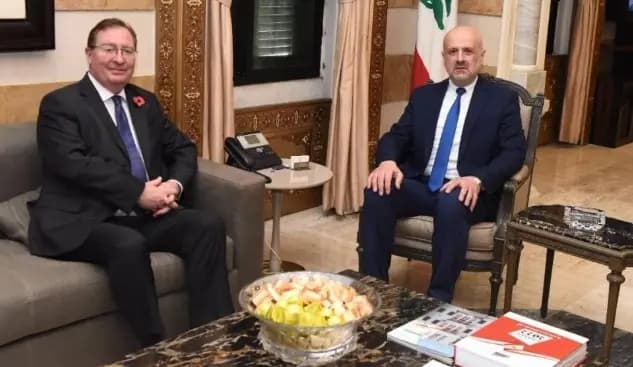 مولوي استقبل سفير بريطانيا و عرض معه التطورات في لبنان