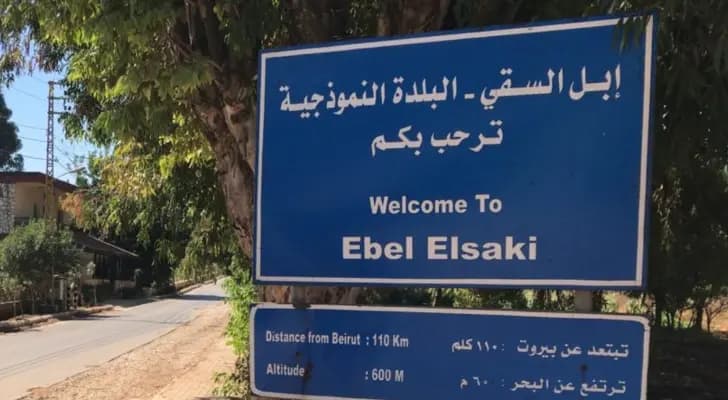العثور على مُسيَّرة عالقة بين الشجر في هذه البلدة