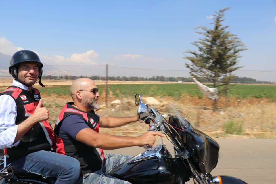 الوزير مراد جال مع اتحاد دراجين العرب في البقاع