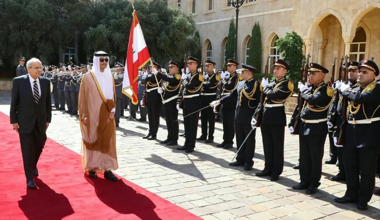 سلام يستقبل نظيره "القطري".. وبارقة أمل في ملف الكهرباء!