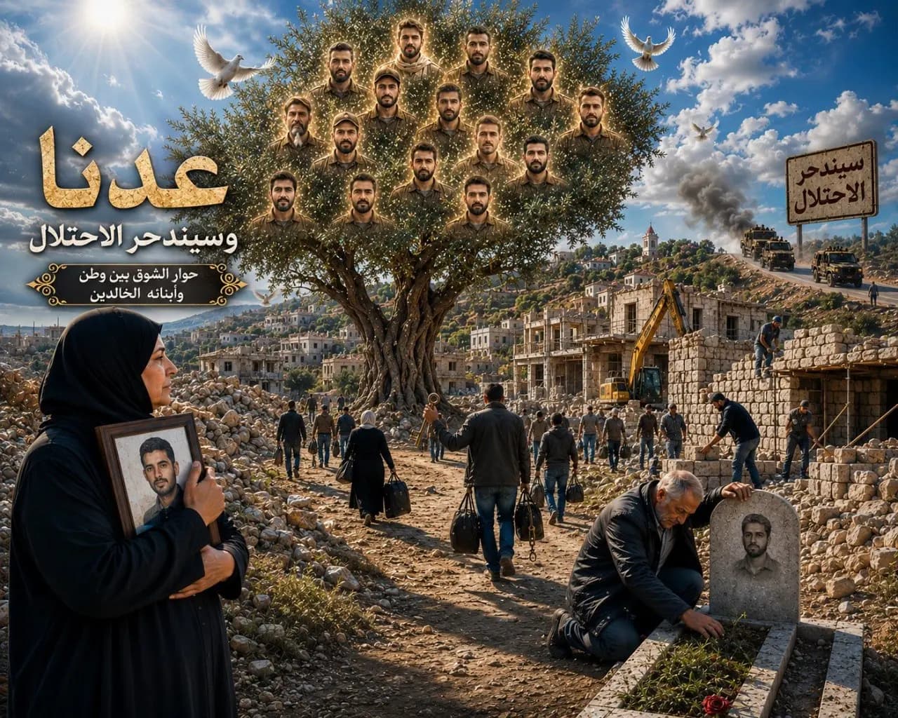 الجنوب وشهداؤه... حوارُ الشوق بين وطنٍ وأبنائه الخالدين