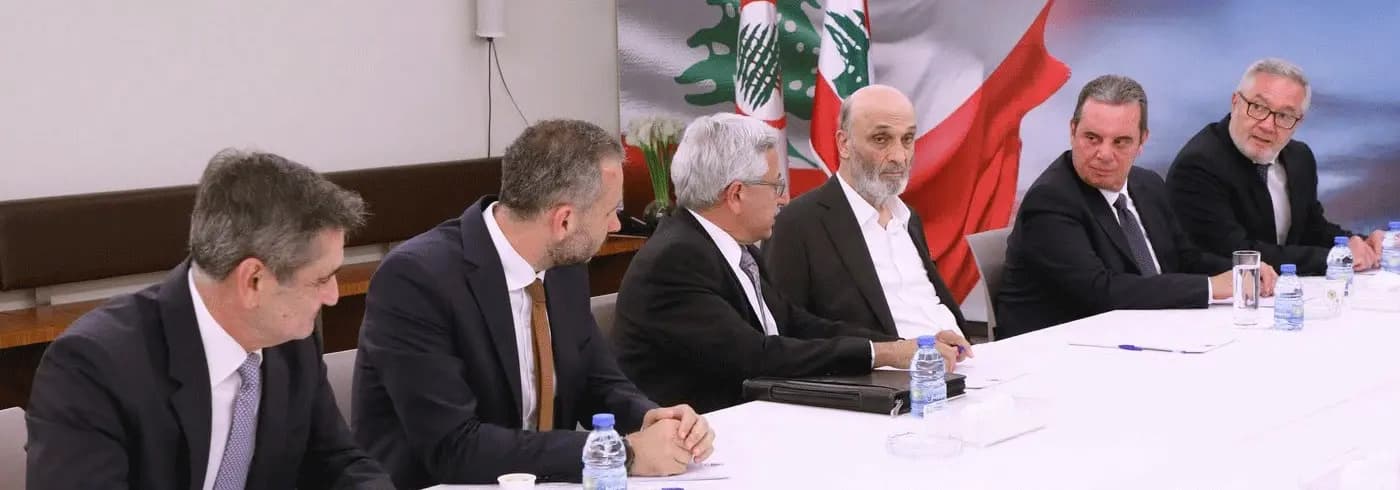 حراك ديبلوماسي في معراب