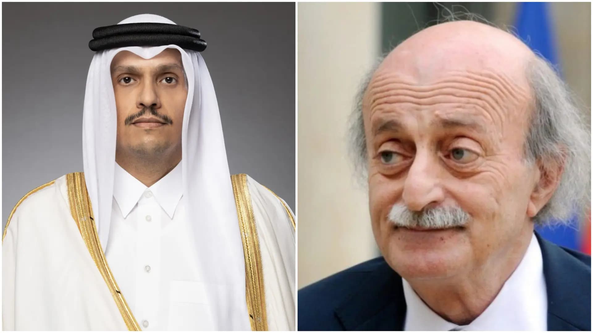 جنبلاط في قطر.. ولبنان حاضر على طاولة البحث